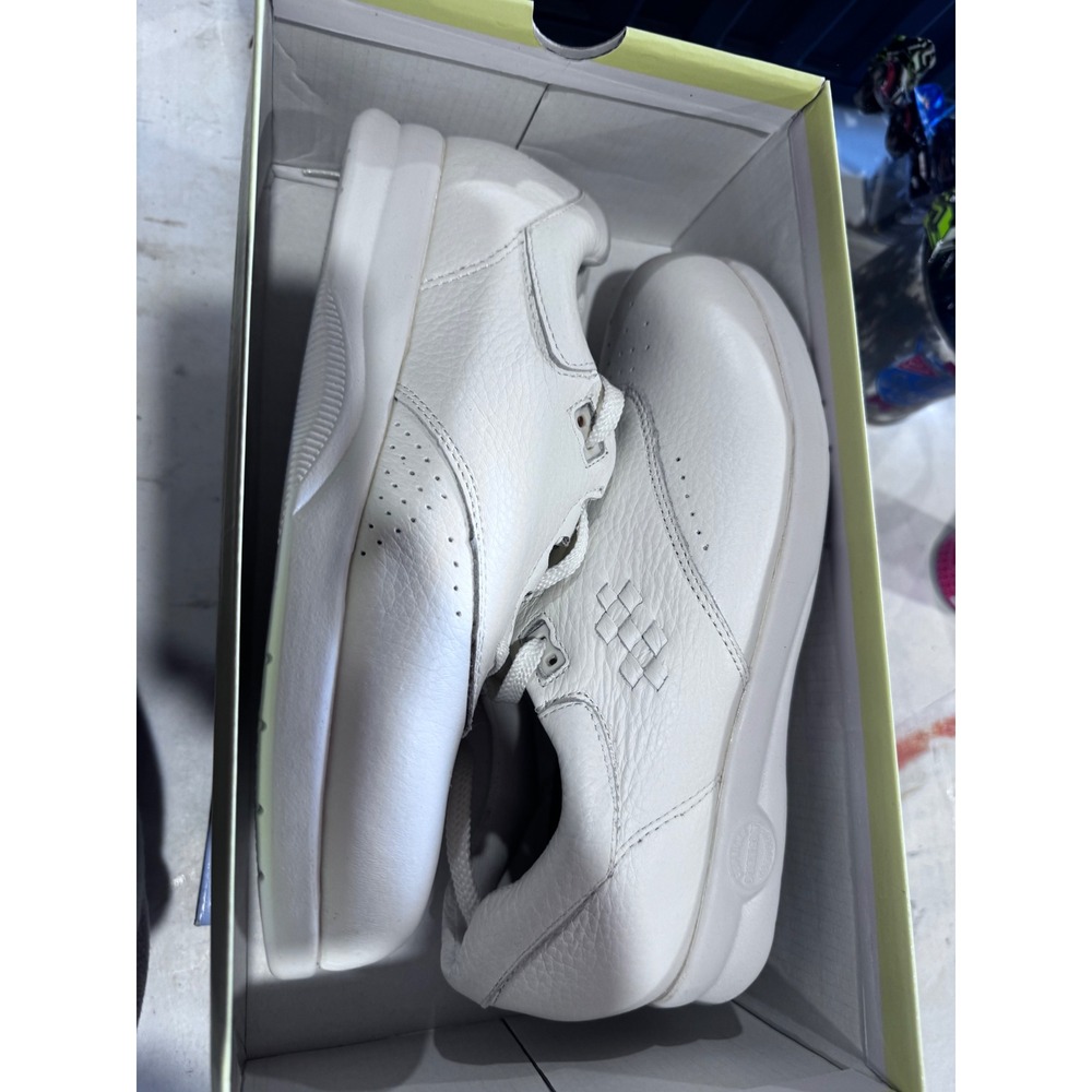 Soft Spots Supremes Marathon White Leather Walking Shoes Womens 11 M 122404